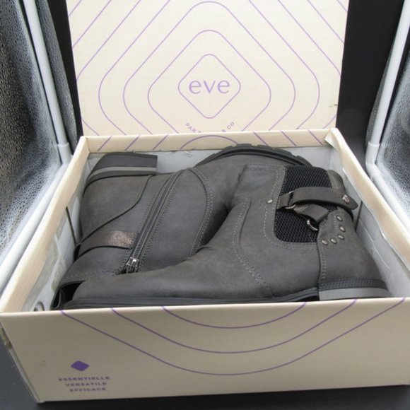 WOMEN'S SPRING ANKLE BOOT by EVE Par Bloom & Co..  7.5.  Grey. NIB - Picture 4 of 10